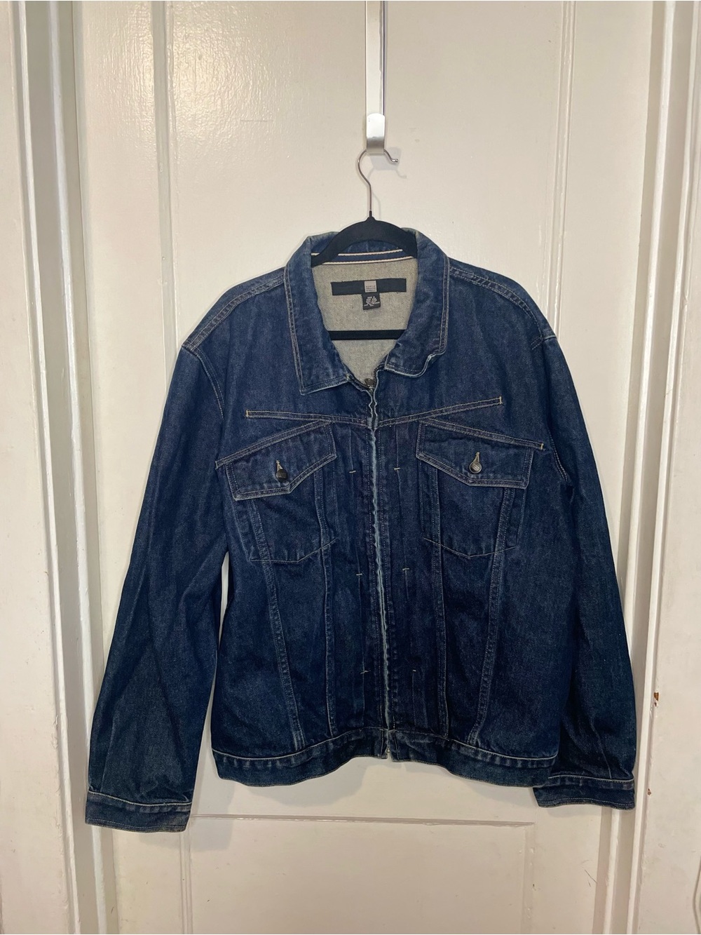 Marithe Francois Girbaud Dark Blue Denim Jacket